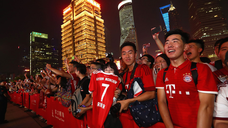 Bayern Munich có lượng fan đông đảo ở Trung Quốc. Ảnh: Bayern Munich