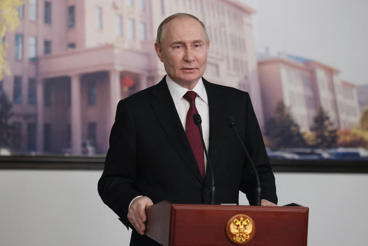 Tổng thống Nga Vladimir Putin - Ảnh: AFP