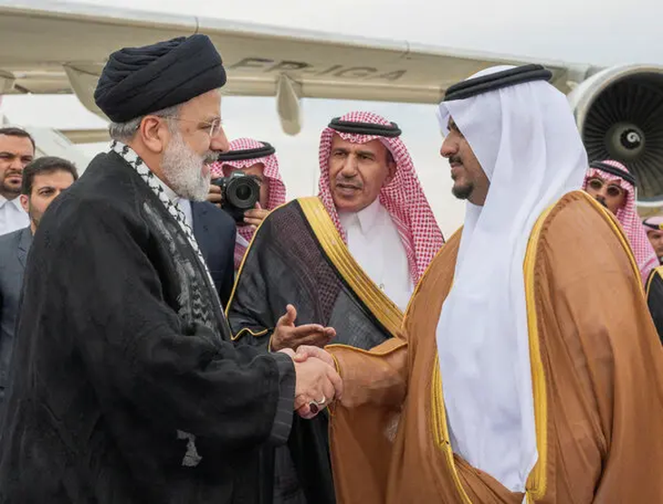 Ông Raisi là tổng thống Iran đầu tiên thăm Saudi Arabia sau rất nhiều năm. Ảnh: The New York Times