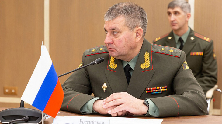 Trung tướng Vadim Shamarin, phó tổng tham mưu trưởng quân đội Nga - Ảnh: AFP