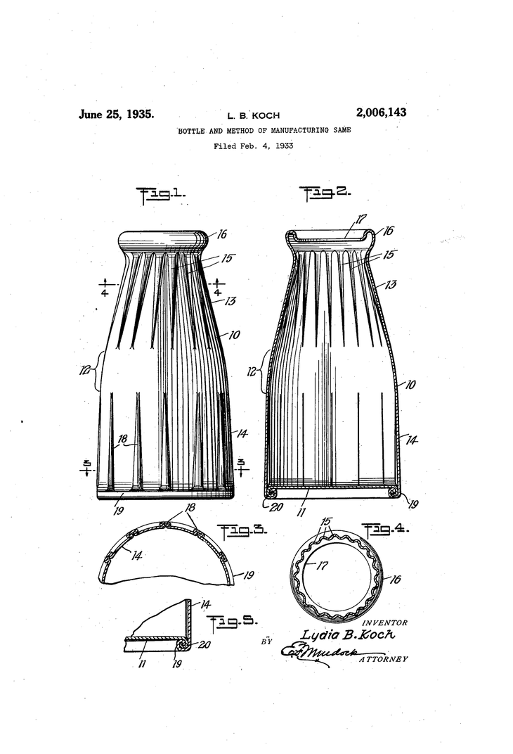 Một thiết kế trong bằng sáng chế của Koch
