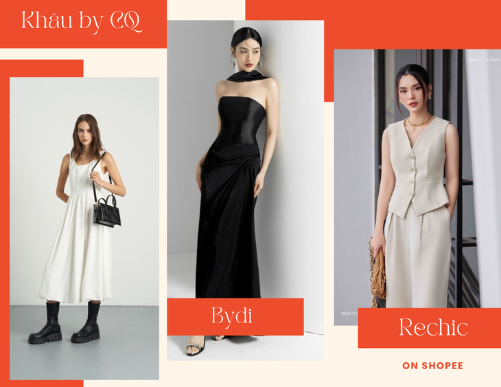 Loạt váy áo sang chảnh giảm đến 50% từ các local brand như Khâu by CQ, Rechic, Bydi