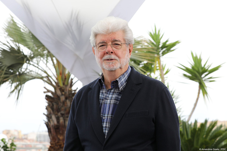 Ông George Lucas tại Liên hoan phim Cannes lần thứ 77 - Ảnh: FDC