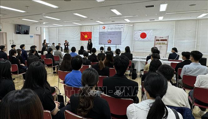 Khai mạc ngày hội việc làm cho người Việt Nam tại Nhật ngày 25-5-2024 - Ảnh: TTXVN