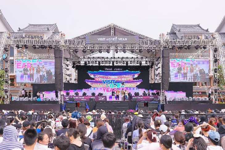 Trong ngày 25-5 - 26-5, Vingroup cũng phối hợp với Tổng cục du lịch Hàn Quốc tổ chức chuỗi sự kiện Lễ hội Hàn Quốc là Lễ hội Korea Travel Festa và Sự kiện Summer K-Day. Ảnh: Đ.H