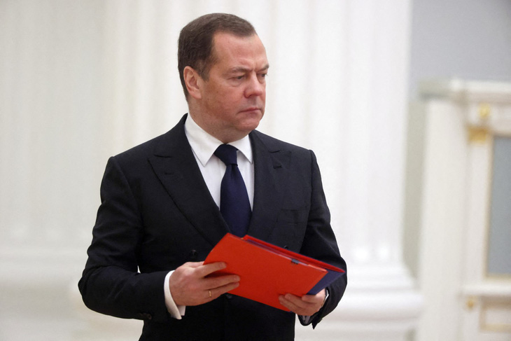 Phó chủ tịch Hội đồng An ninh Liên bang Nga Dmitry Medvedev - Ảnh: AFP