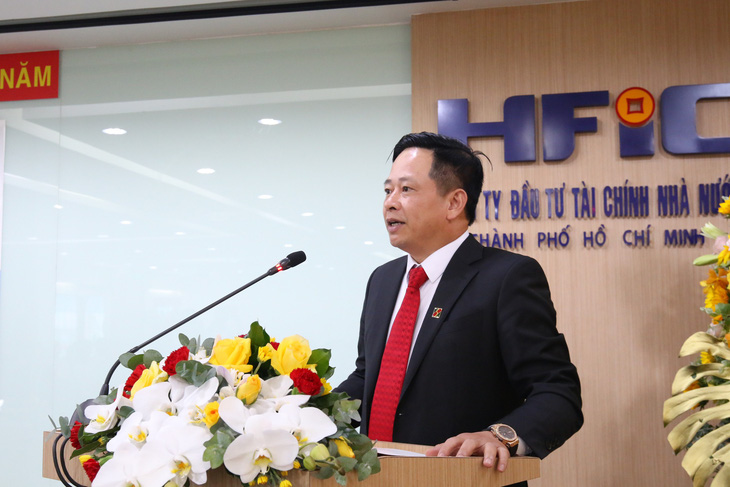 Ông Hoàng Minh Ngọc - phó tổng giám đốc Agribank - phát biểu tại lễ ký kết - Ảnh: Agribank