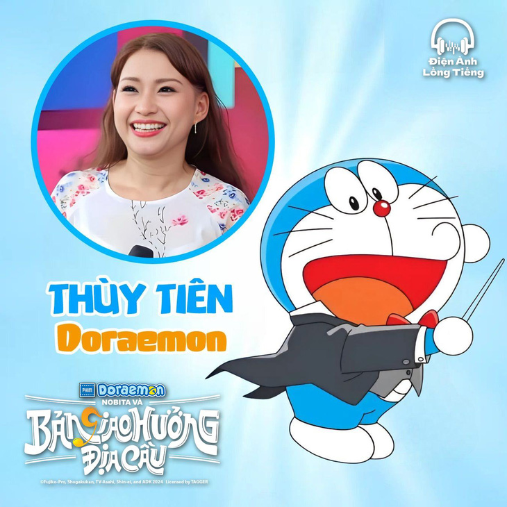 Nhân vật Doraemon: Thùy Tiên.