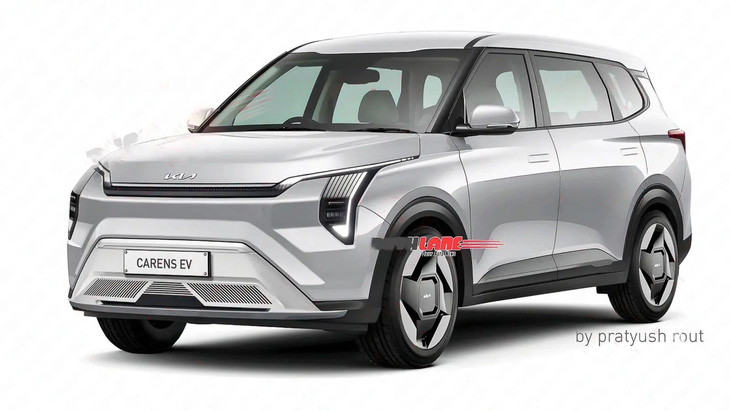 Dự đoán thiết kế của Kia Carens EV 2025 - Ảnh: RushLane