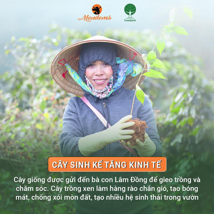 Trao tặng cây sinh kế góp phần tăng nền kinh tế cho người dân Lâm Đồng