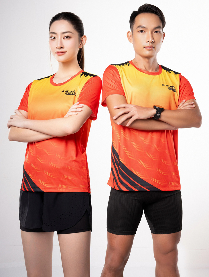 Hoa hậu Lương Thùy Linh và vận động viên Hoàng Nguyên Thanh là đại sứ chính thức của giải chạy