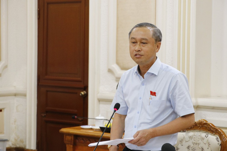 Phó chủ tịch HĐND TP.HCM Huỳnh Thanh Nhân kết luận buổi giám sát - Ảnh: T.H.