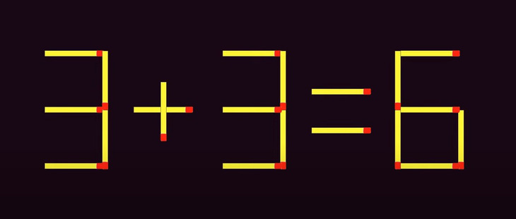 Thử tài IQ: Di chuyển hai que diêm để 7+9=8 thành phép tính đúng- Ảnh 2.