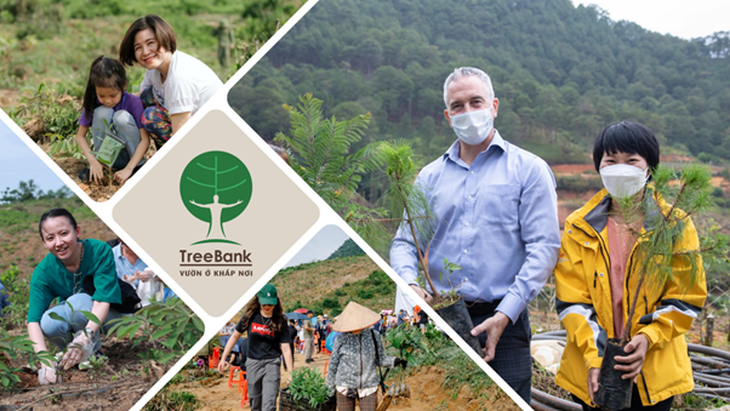 "Ngân hàng cây xanh" TreeBank trao tặng cây giống giống cho người dân