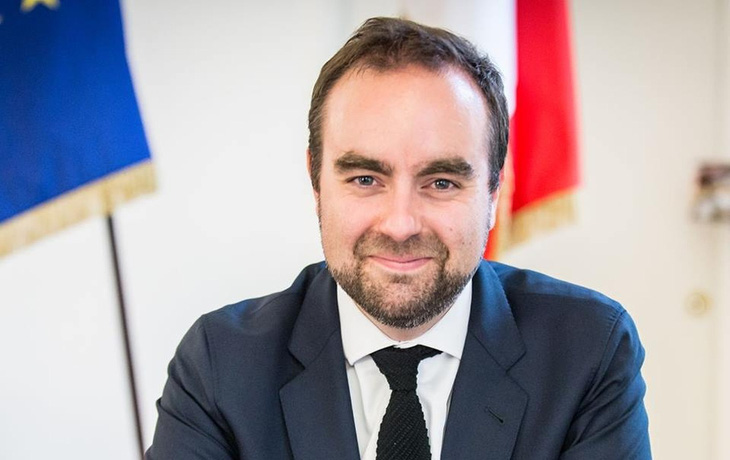 Bộ trưởng Bộ Quốc phòng Pháp Sebastien Lecornu - Ảnh: AFP