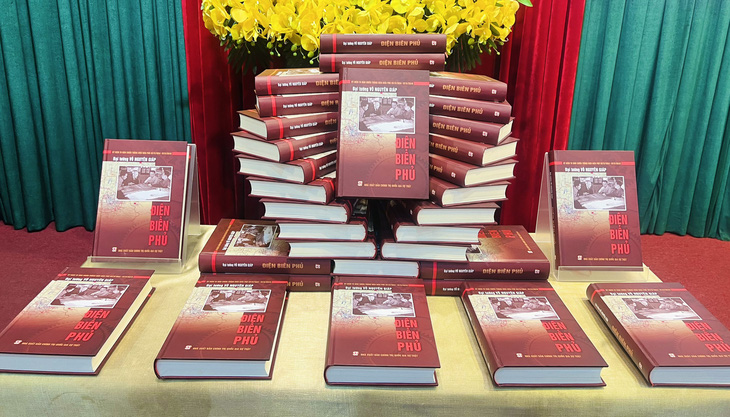 Cuốn sách Điện Biên Phủ của Đại tướng Võ Nguyên Giáp được tái bản có bổ sung, hiệu chỉnh - Ảnh: BTC