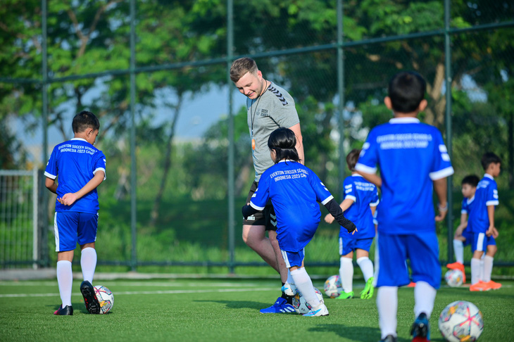Hệ thống bóng đá học đường ở Indonesia được đầu tư rộng và khá bài bản. Ảnh: Medio Sports Agency
