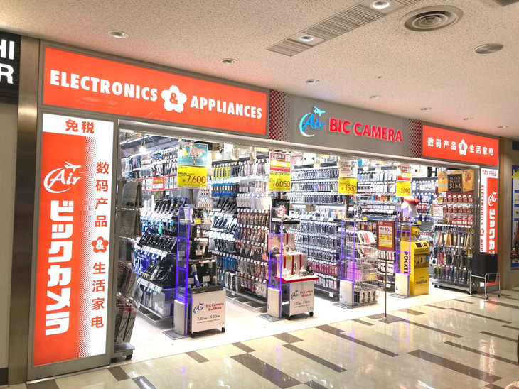 Một cửa hàng của BicCamera tại sân bay Narita, Tokyo, Nhật Bản - Ảnh: narita-airport.jp
