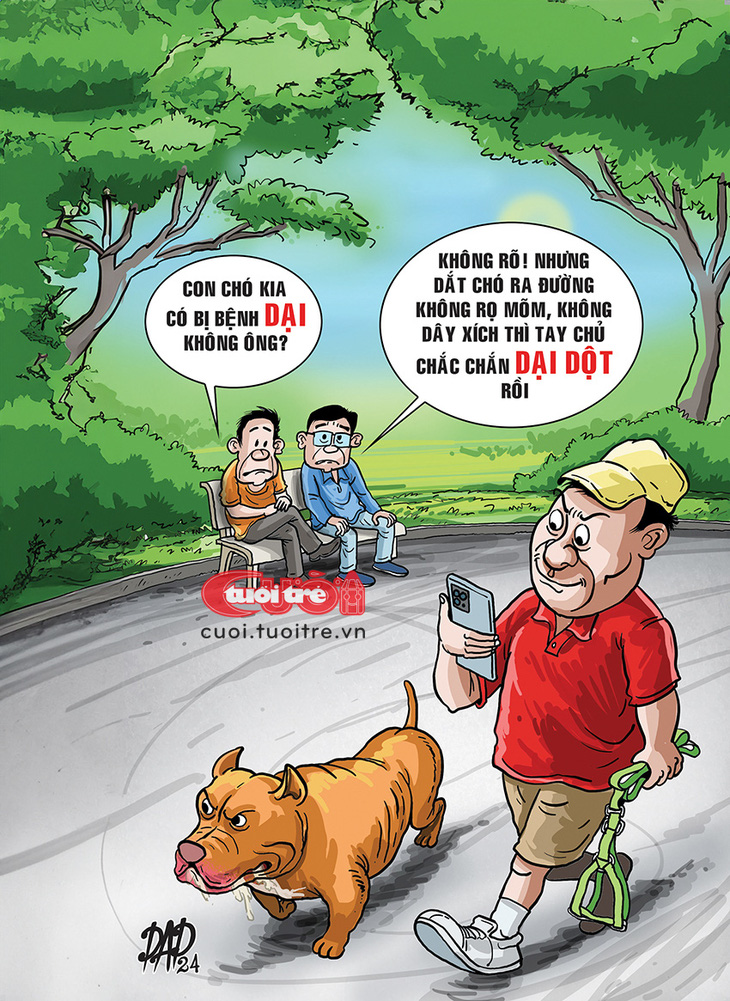 Chủ và cún cưng: Không cái dại nào giống cái dại nào! - Tranh: DAD 