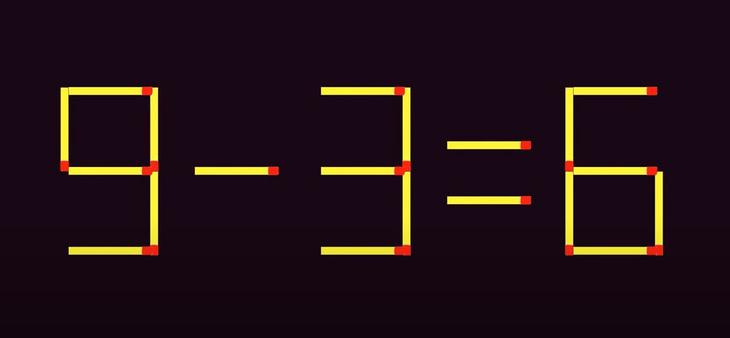 Thử tài IQ: Di chuyển hai que diêm để 6-7=3 thành phép tính đúng- Ảnh 6.