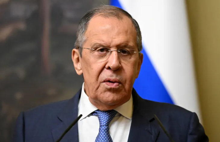 Ngoại trưởng Nga Sergei Lavrov - Ảnh: REUTERS