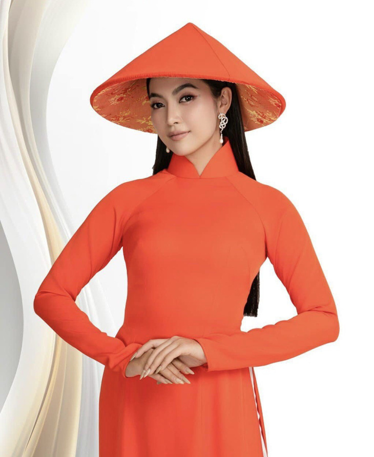Hoa hậu Thu Uyên làm đại sứ hình ảnh cuộc thi Hoa hậu Lụa di sản Việt Nam 2024 - Ảnh: BTC