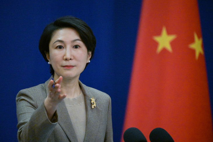 Phát ngôn viên Bộ Ngoại giao Trung Quốc Mao Ninh - Ảnh: AFP