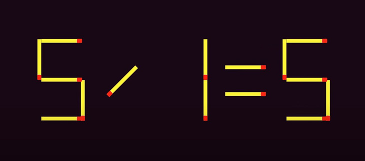 Thử tài IQ: Di chuyển hai que diêm để 5+4=6 thành phép tính đúng- Ảnh 6.