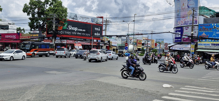 Nút giao thông Nguyễn Văn Linh - Ba Tháng Hai, quận Ninh Kiều, TP Cần Thơ sẽ được cải tạo, mở rộng trong năm 2024 - Ảnh: LÊ DÂN