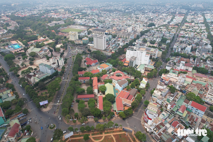 TP Buôn Ma Thuột, Đắk Lắk là đô thi có tỉ lệ trồng cây xanh rất cao - Ảnh: TRUNG TÂN