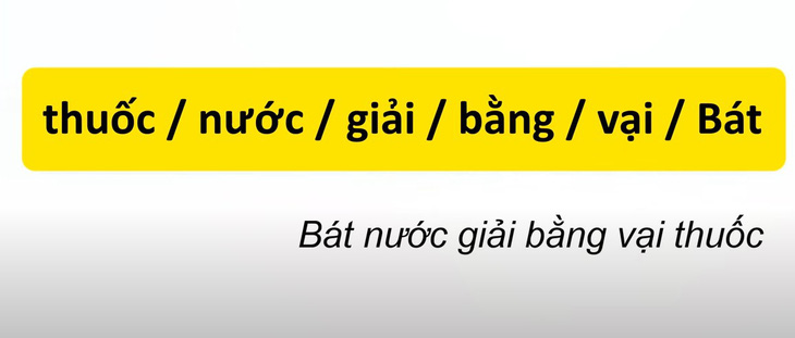 Thử tài tiếng Việt: Sắp xếp các từ sau thành câu có nghĩa (P82)- Ảnh 4.