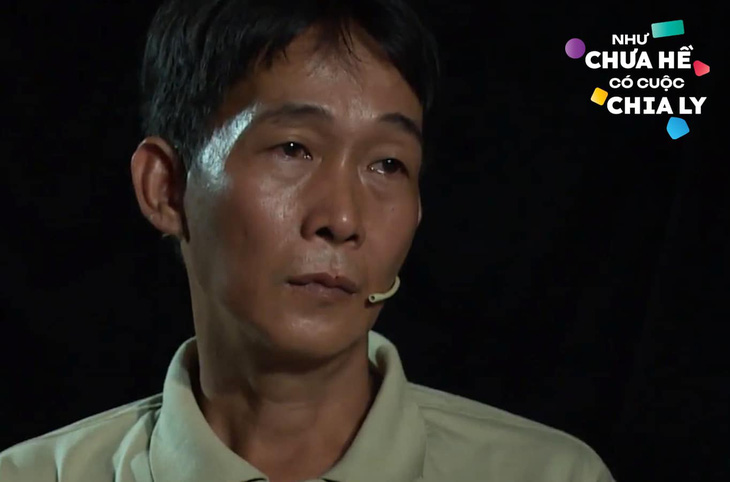 Đôi mắt buồn của anh Hùng trong tập 176 Như chưa hề có cuộc chia ly - Ảnh: BTC