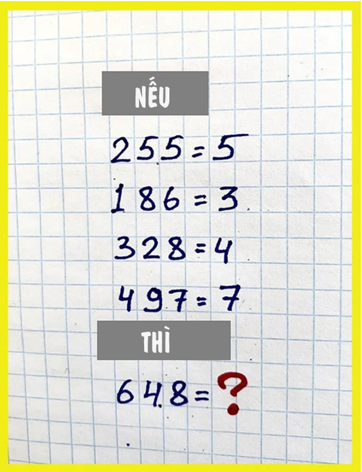 Câu đố IQ: Tìm số còn thiếu trong 10 giây- Ảnh 1.