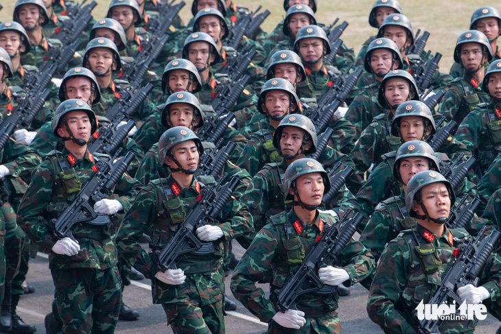 Hình ảnh ấn tượng buổi tổng duyệt diễu binh, diễu hành kỷ niệm 70 năm Chiến thắng Điện Biên Phủ- Ảnh 6.