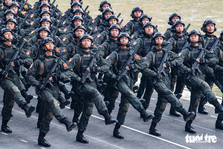 Hình ảnh ấn tượng buổi tổng duyệt diễu binh, diễu hành kỷ niệm 70 năm Chiến thắng Điện Biên Phủ- Ảnh 10.