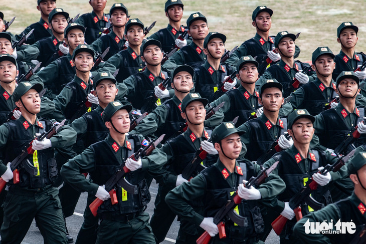 Hình ảnh ấn tượng buổi tổng duyệt diễu binh, diễu hành kỷ niệm 70 năm Chiến thắng Điện Biên Phủ- Ảnh 13.