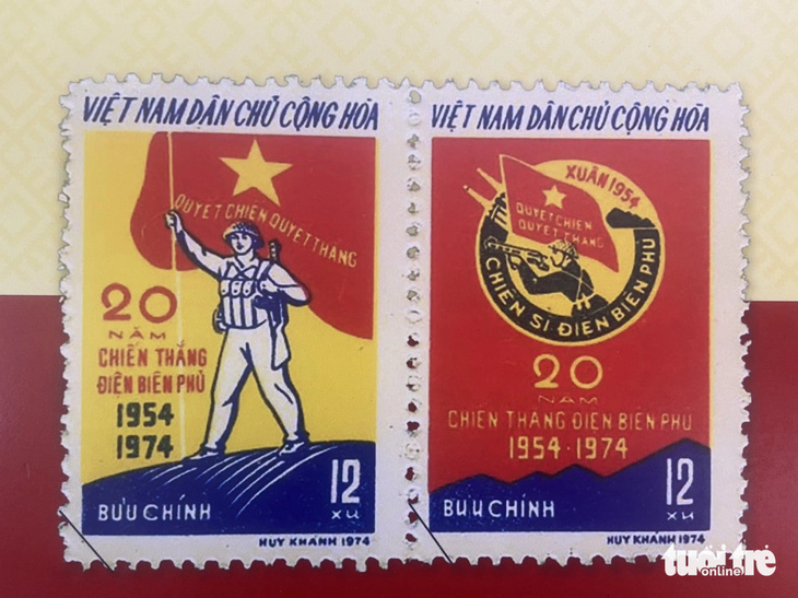 Bộ tem kỷ niệm 20 năm Chiến thắng Điện Biên Phủ 