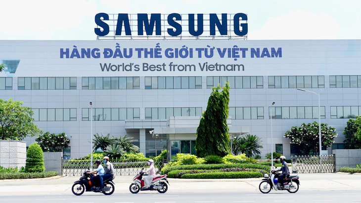 Nhà máy Samsung trong Khu công nghệ cao, TP Thủ Đức, TP.HCM - Ảnh: QUANG ĐỊNH