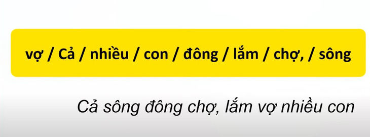 Thử tài tiếng Việt: Sắp xếp các từ sau thành câu có nghĩa (P83)- Ảnh 4.
