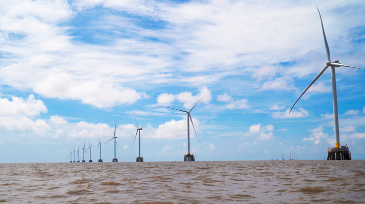Một dự án điện gió ở Tân Thuận, Cà Mau bị các đối tượng nhiều lần trộm dây đồng - Ảnh: THANH HUYỀN