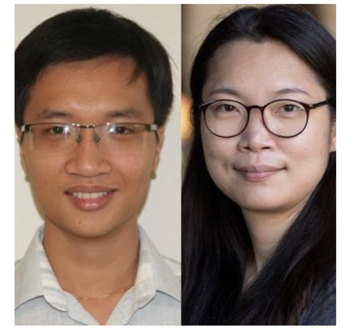 TS Phạm Tuấn Huy và TS Jinyoung Park, hai nhà toán học vừa đoạt giải thưởng Dénes König năm 2024 - Ảnh: Viện Toán học, Đại học Stanford