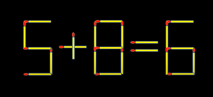 Thử tài IQ: Di chuyển một que diêm để 9+5=0 thành phép tính đúng- Ảnh 5.