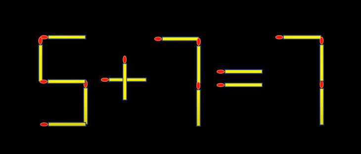 Thử tài IQ: Di chuyển một que diêm để 5+6=7 thành phép tính đúng- Ảnh 5.