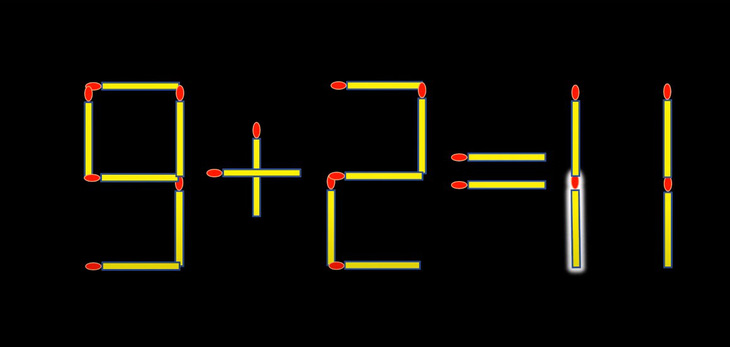 Thử tài IQ: Di chuyển một que diêm để 9+5=0 thành phép tính đúng- Ảnh 4.