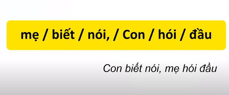 Thử tài tiếng Việt: Sắp xếp các từ sau thành câu có nghĩa (P85)- Ảnh 4.