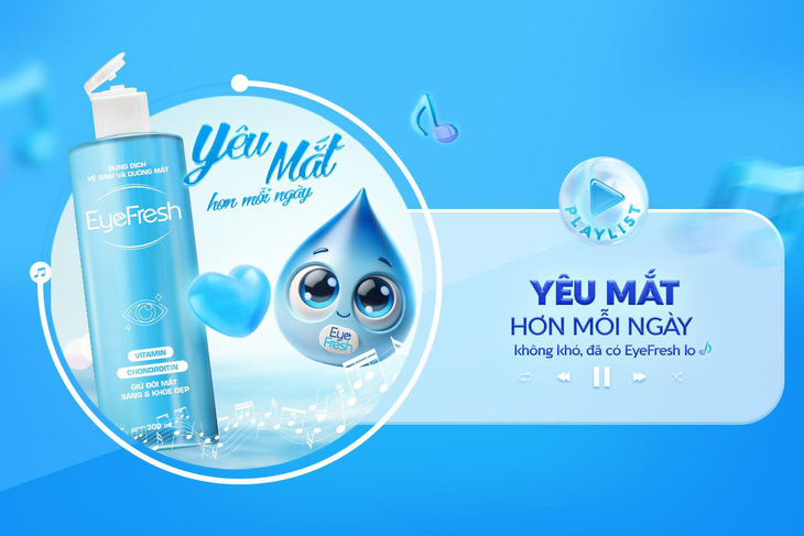 Yêu mắt hơn mỗi ngày với dung dịch vệ sinh và dưỡng mắt Eyefresh- Ảnh 1.