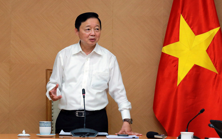 Phó thủ tướng Trần Hồng Hà chủ trì cuộc họp - Ảnh: VGP