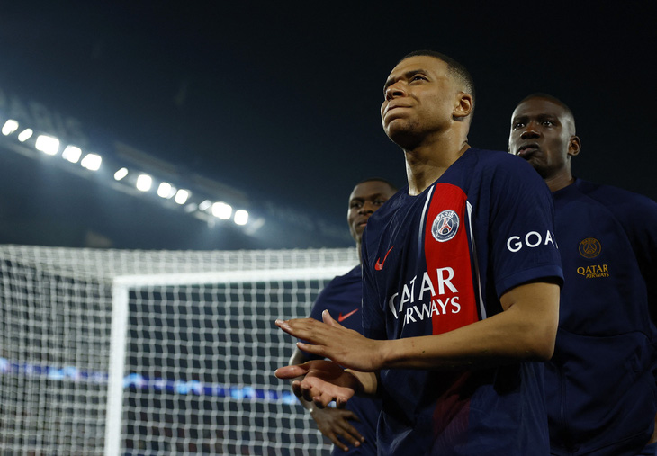 Mbappe có thể đã đá trận đấu cuối cùng cho PSG tại Champions League - Ảnh: REUTERS