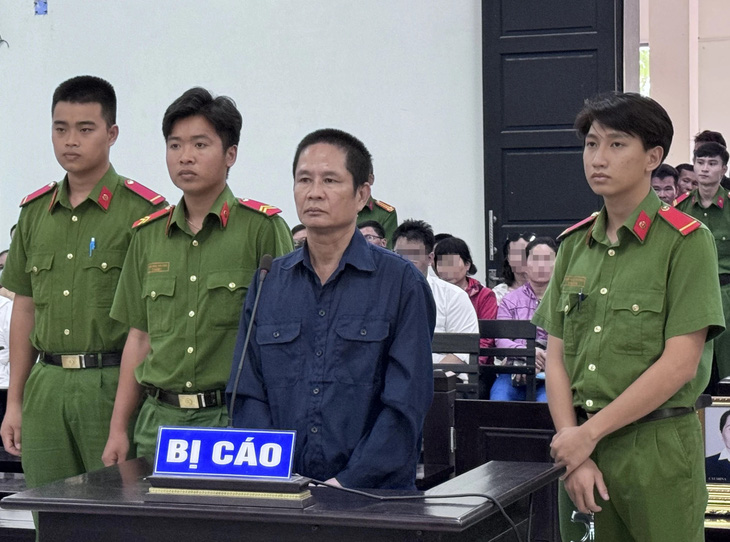Bị cáo Hồ Xuân Hải tại phiên tòa xét xử - Ảnh: K.NAM