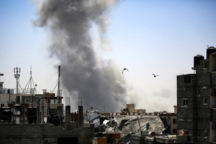 Israel tiếp tục tấn công vào Rafah ngày 9-5 - Ảnh: AFP